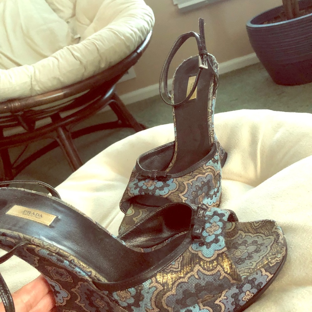 The shoes are great condition.